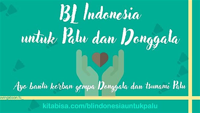 BL Indonesia untuk Palu dan Donggala