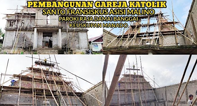 Pembangunan Gereja Katolik St. Fransiskus Asisi