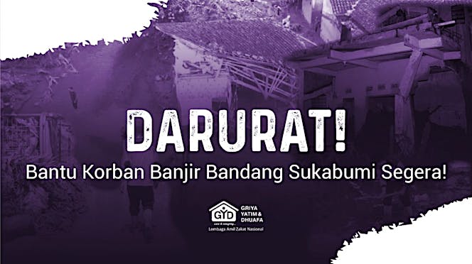 Bersatu Bantu Korban Banjir Bandang Sukabumi