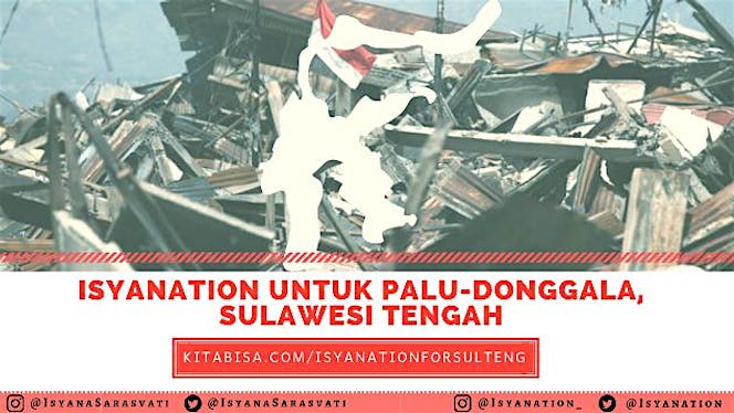 ISYANATION peduli Palu-Donggala, Sulawesi Tengah