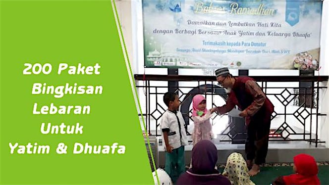 200 Paket Bingkisan Lebaran Untuk Yatim & Dhuafa