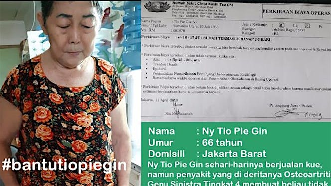 Tolong bantu mama saya.