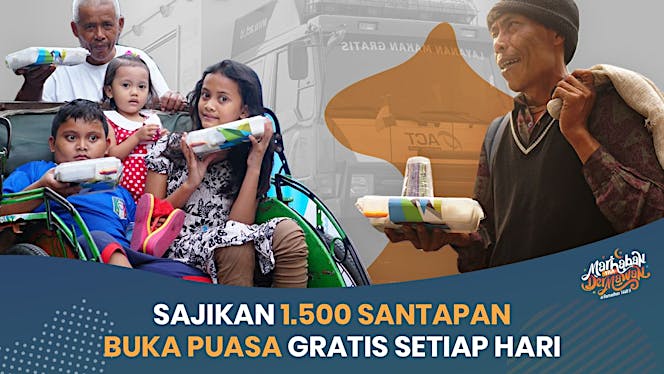Berbagi Santapan Buka Puasa untuk Sesama