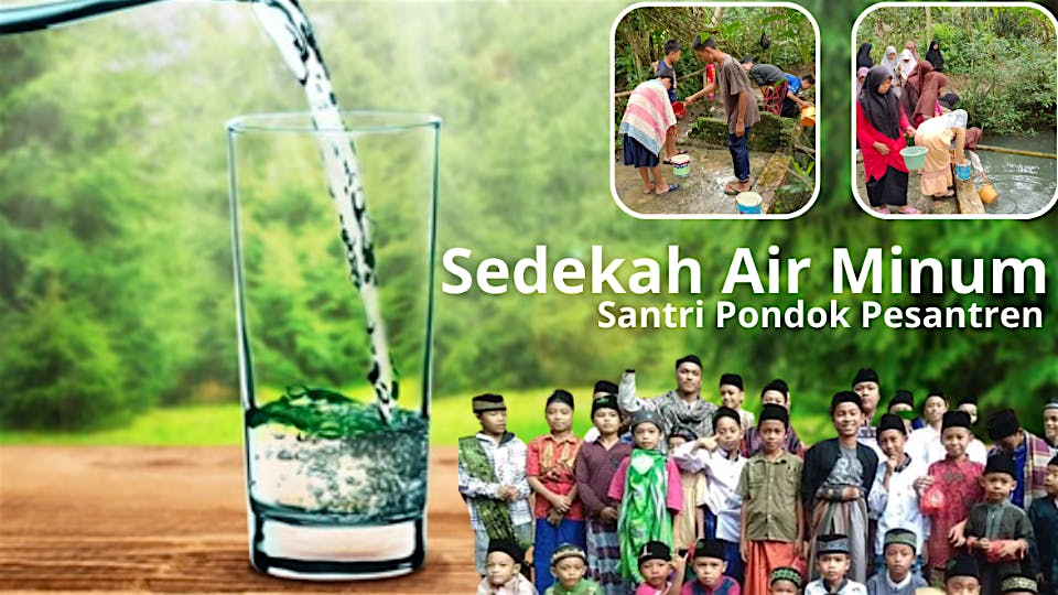 Sedekah Air Minum Santri Pondok Pesantren 7724